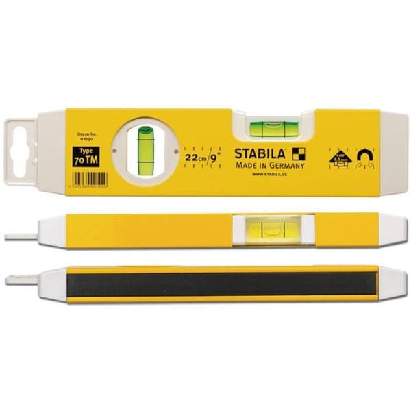 Stabila 70tm Torped Vattenpass med magnetfot 25 cm