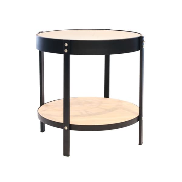 Bord D'Appoint - HEM DECO FABRIK - Klocka - Transparent - Svart