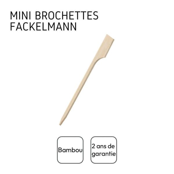 Set med 100 träspettar 9 cm Fackelmann Wood Edition