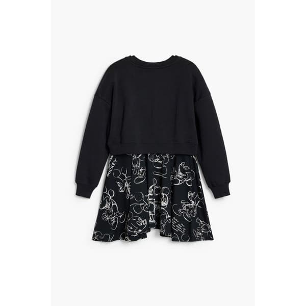 Klänning flicka Desigual Mickey Paljetter
