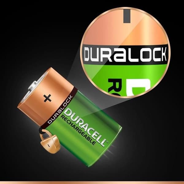DURACELL Laddar Ultra Uppladdningsbara batterier typ D 3000 mAh 2-pack
