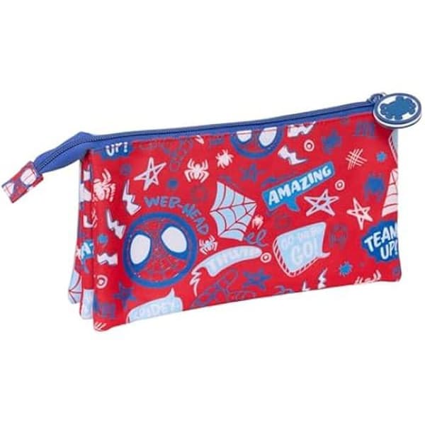 Trousse Triple - SAFTA - Spidey Rescue - Bekväm - Mångsidig - Skolbarn