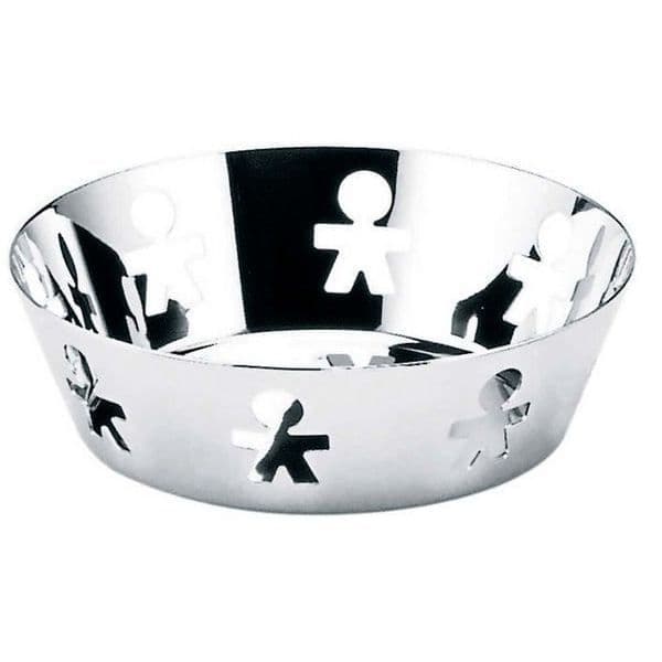 Rund korg - ALESSI - Girotondo - Rostfritt stål - Modern design