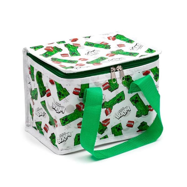 Isolerad plast tote bag Puckator Minecraft Creeper & TNT