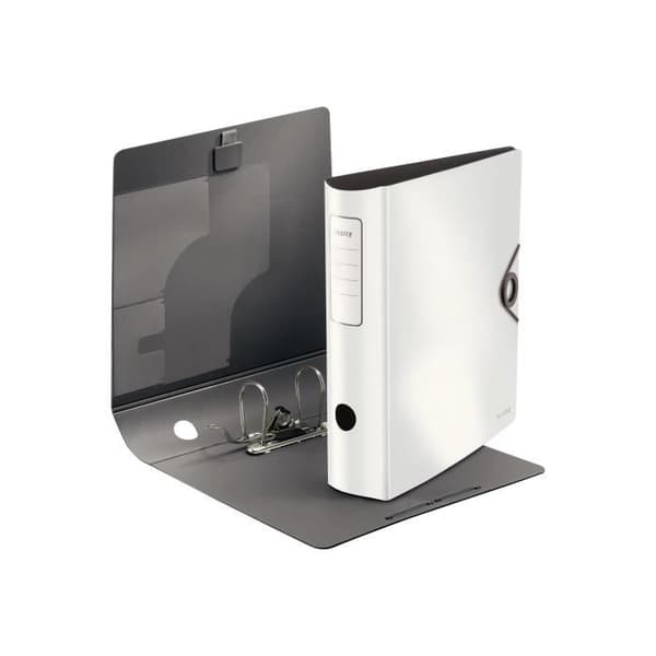 Spakbågsfil - Leitz - 180° Active Solid - 80 mm - A4 - Vit - 500 ark
