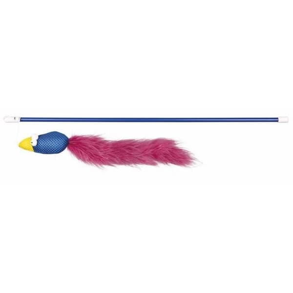 Fiskespö - 45289 - 50 cm - Plyschfågel - Elastisk - Klocka