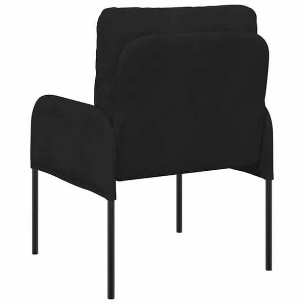 Kuddsoffor 55cm Svart Fanér