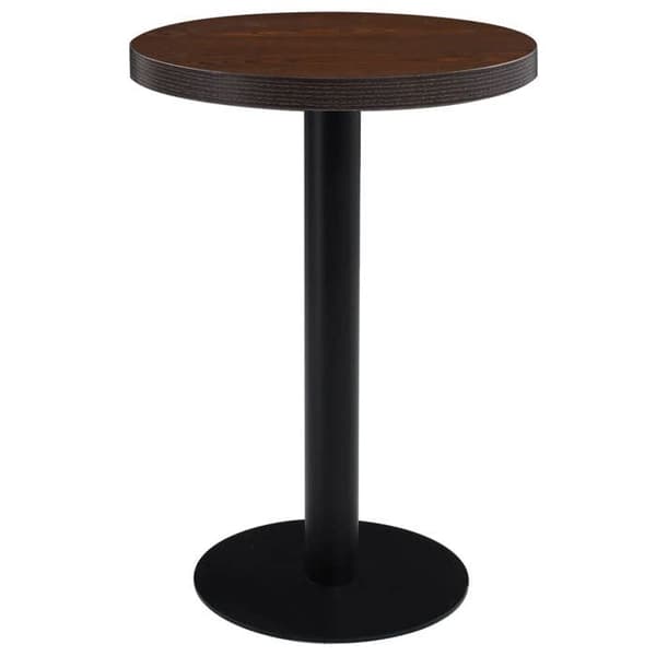 vidaXL Bistrobord Mörkbrun 60 cm MDF 286422