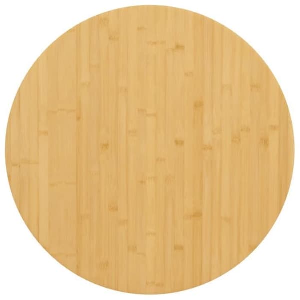vidaXL Bordsskiva Ø60x4 cm Bambu 352688