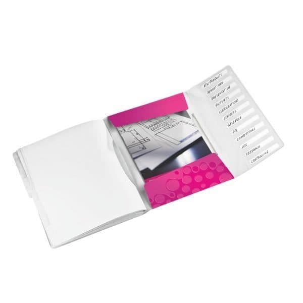 LEITZ Sorter 12 nycklar WOW Rosa