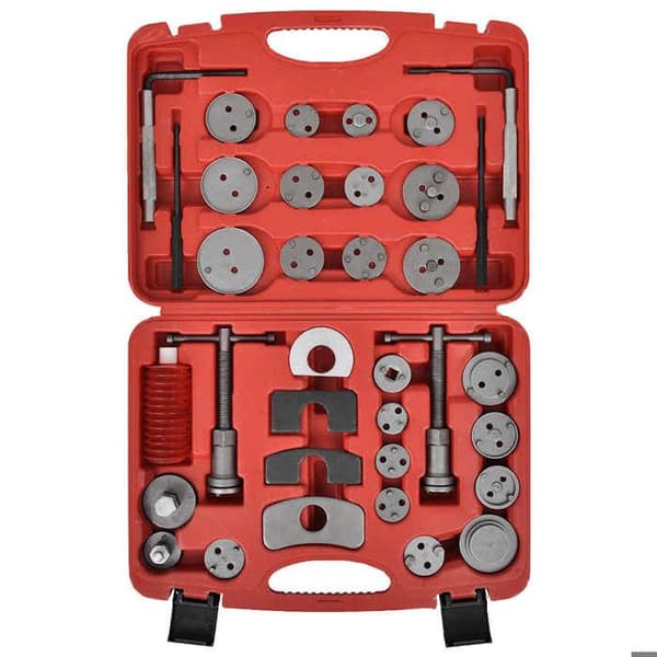Bromsok kolvpåskjutarlåda - 35 delar kit