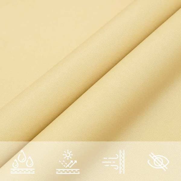 vidaXL Skuggnät Sand 6 x 2 m 100 % polyester Oxford 42031002
