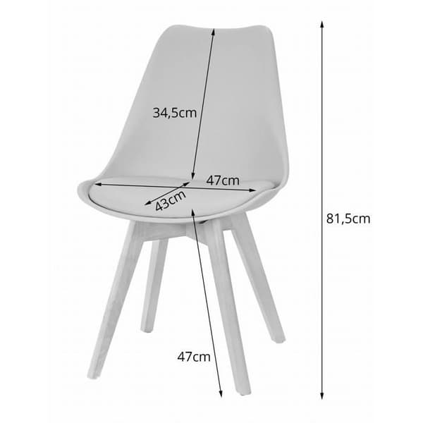 Stol - MARK - modell33191 - Svart - Klädd - Skandinavisk Stil