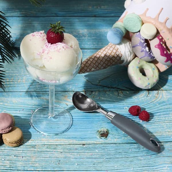 Glasskopa i rostfritt stål "Cream" 21cm silver