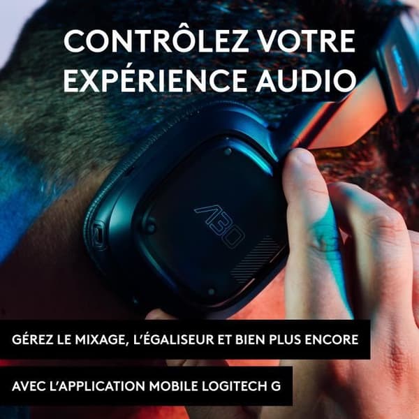Gaming-headset - Trådlös - Logitech G - A30 - Xbox, PC, MAC, Mobil - Mörkblå