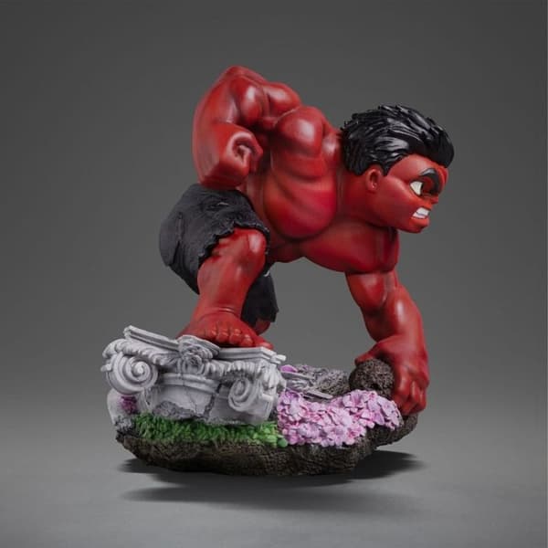 Iron Studios - Captain America 4 - Figur Mini Co. Röd Hulk 16 cm