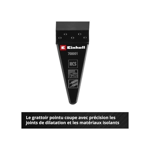 Spetsslipare - Einhell Tillbehör - CrV-blad - Snabb byte - Elektroforesfinish - Universell anpassning