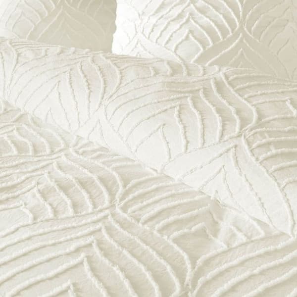 Heltie Ivoire sängkläder 240x220 - Douceur D'intérieur