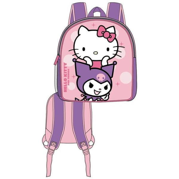 Barnryggsäck Sanrio Hello Kitty & Kuromi 3D