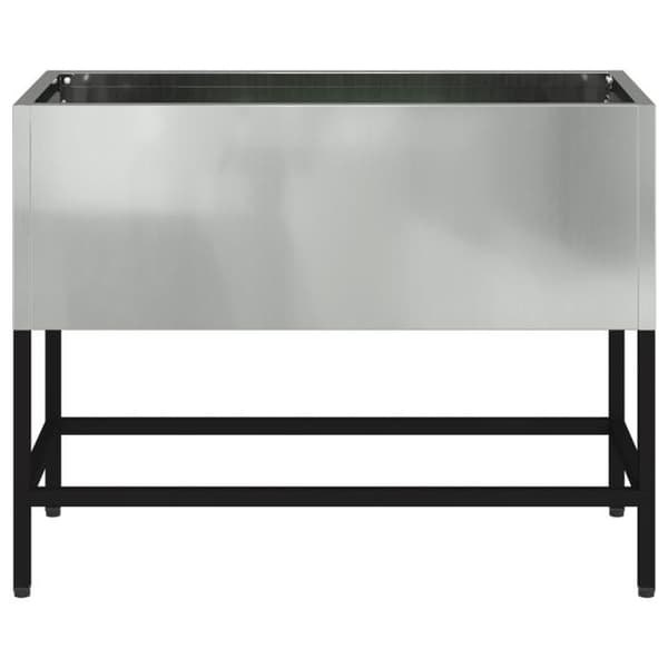 Höjdplanteringslåda 60x26x45 cm Galvaniserat Stål