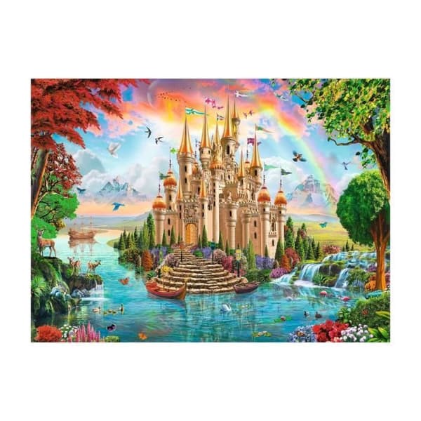 Ravensburger - Sagoslottspussel 100 bitar XXL för barn