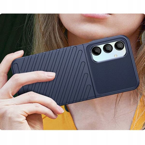 Hurtel Silikon Thunder Case för Samsung Galaxy A26 Blå