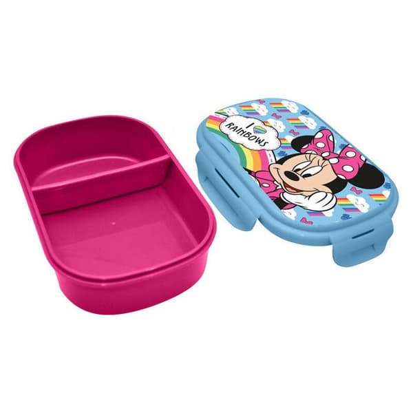 Lunchlåda och bestick - KIDS LICENSING - Disney Minnie - Rosa - Barn - Rektangulär