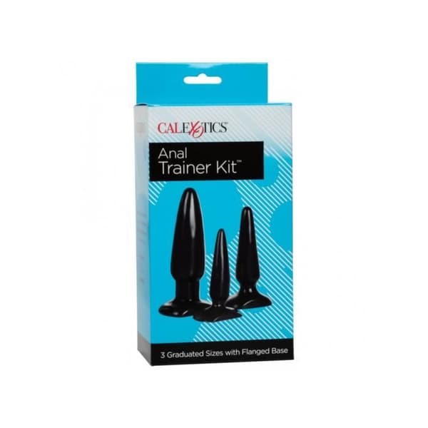 Anal Trainer Kit - Calexotics - Box med 3 släta och mjuka analprober