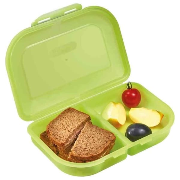 Snackbox - HERLITZ - Grön - Plast - Tål - Tål diskmaskin