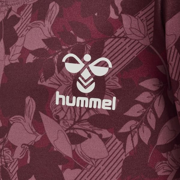 Långärmad klänning flicka Hummel Freja