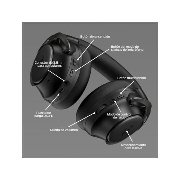Gaming headset - HYPERX - Cloud MIX 2 - Bluetooth - Bullerdämpning - Batteritid 110h