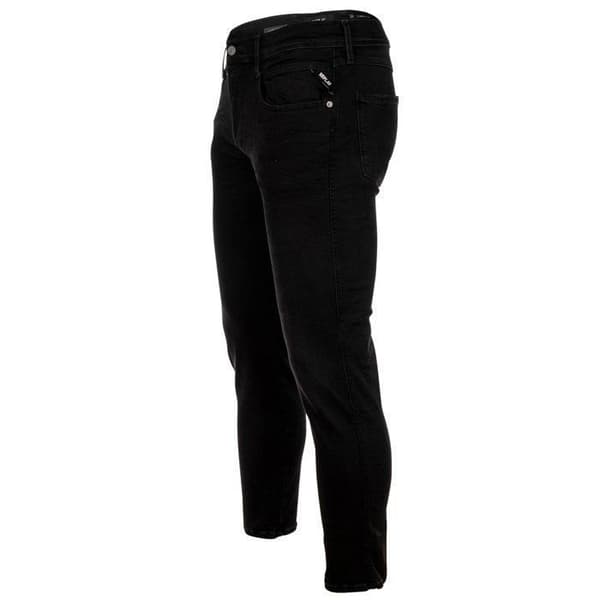 Anbass Hyperflex Clouds Jeans - REPLAY - Svart - Slim - Standardstorlek