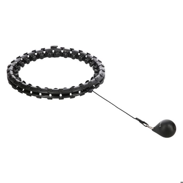 HHW12 HULA HOOP SVART STOR MED VIKTER HMS