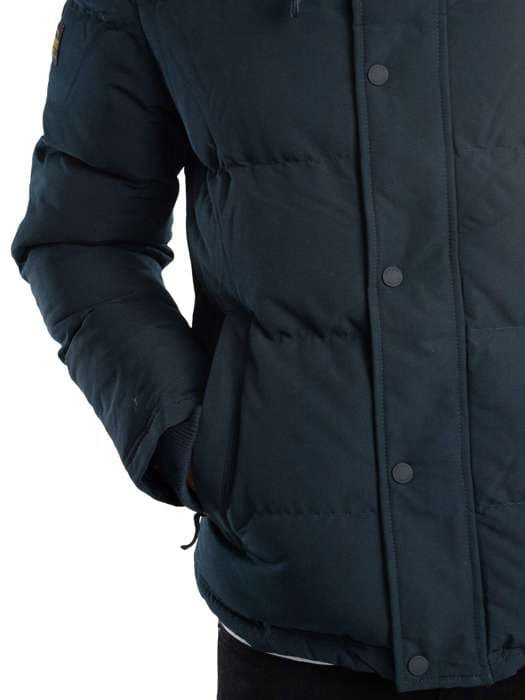 Kort Doudoune - SUPERDRY - Everest - Blå - 100% Polyester - Herr