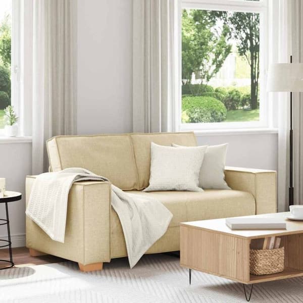 2-sits kanapé Crème 120 cm Tyget