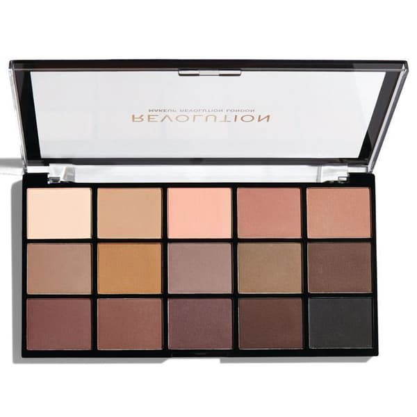 Ögonskugga - Makeup Revolution - RE-loaded basic mattes - 15 nyanser - Matt - Pigmenterad