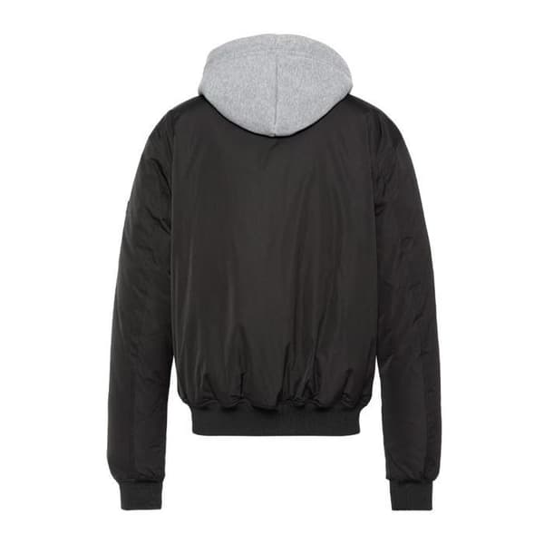 Blouson Noir Schott Avtagbar Foder