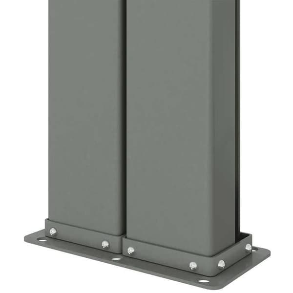vidaXL infällbar sidomarkis Blå 220x1000 cm 318052