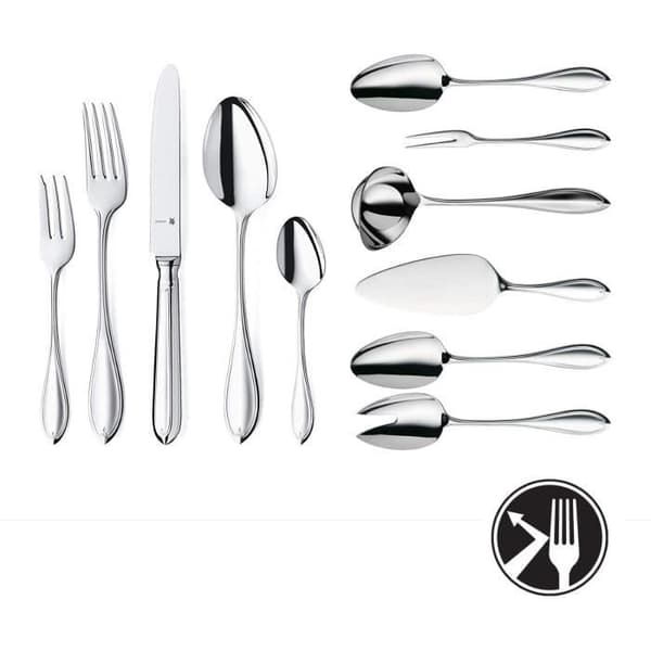 Bestickset - WMF - Premiere - Rostfritt Stål - 66 delar - Diskmaskinssäker