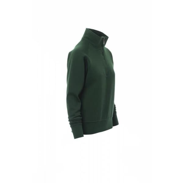 Sweatshirt dam - Payper - Miami+ - Skogsgrön - Raglanärmar - Elastiska ribbade muddar och midja