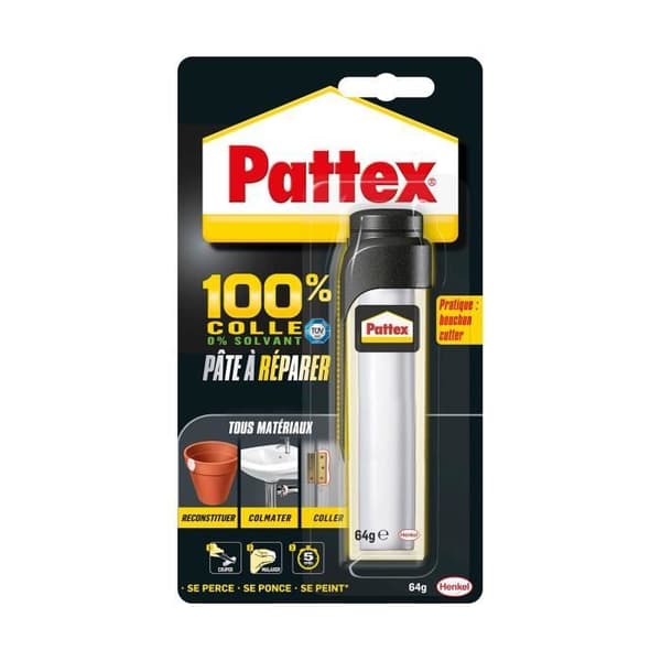 100% lim reparationspasta 64g - PATTEX