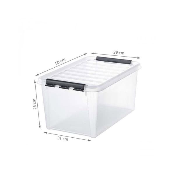 Transparent förvaringslåda - 32 liter