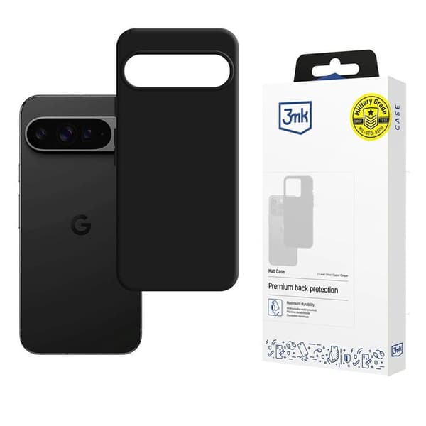 3mk Matt Skal för Google Pixel 10 Pro XL - Svart