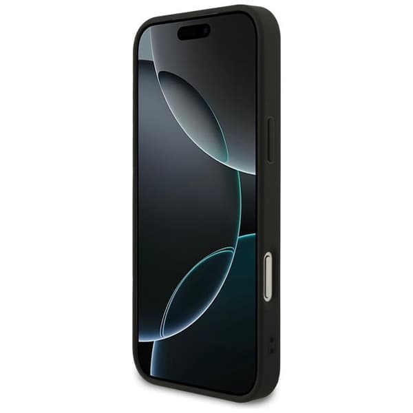 Coque Guess 4G Ring Classic Logo MagSafe för iPhone 17 Pro Max - Svart