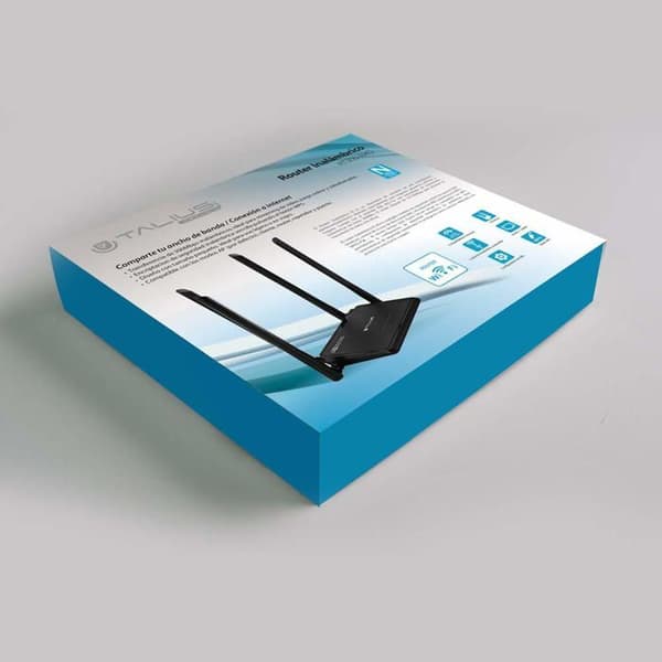 Modem - Talius - RT-300-N4D - WiFi-N - 300 Mbps - 4 portar LAN