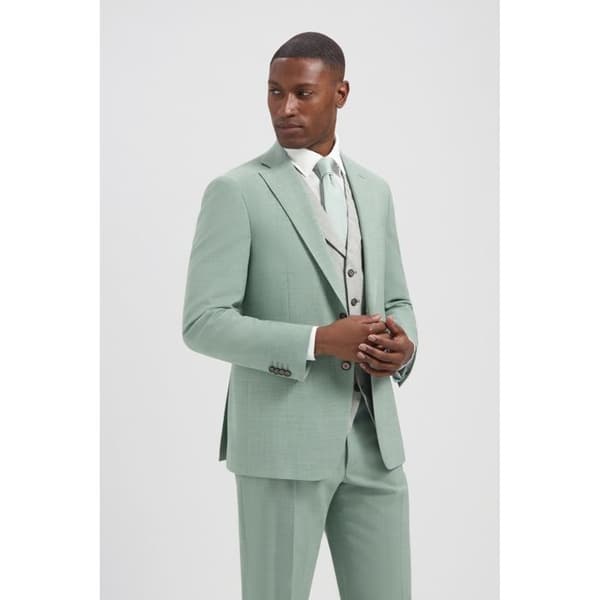 Blazer Michael Kors Linneblandning - salvia