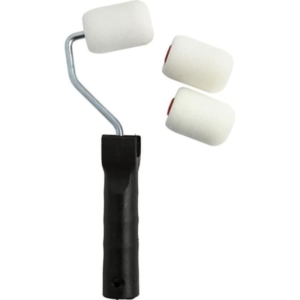 Målarulle - 20 - Skum - Handtag + 3 Rullar - 5 cm