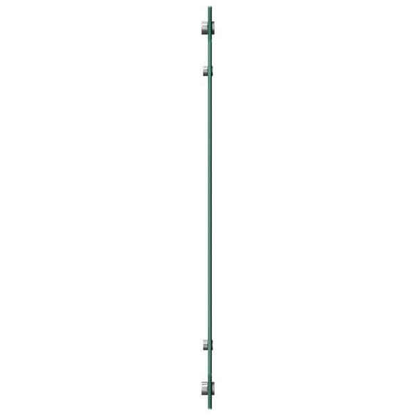 Köksbackplatta i mörkgrå 80x60x0.6 cm i härdat glas