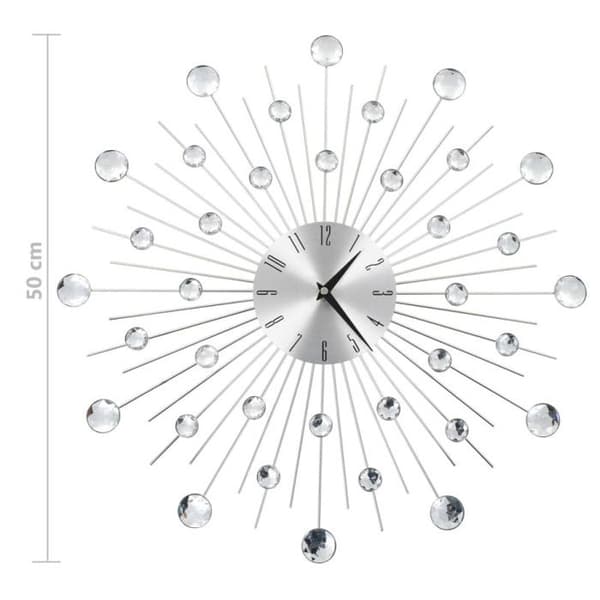 vidaXL Väggklocka Quartz Movement Modern Design Vardagsrum Pendelklocka 50642