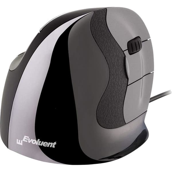 Ergonomisk mus - Evoluent - VerticalMouse D Small - Laser 2600 dpi - 5 programmerbara knappar - Trådad